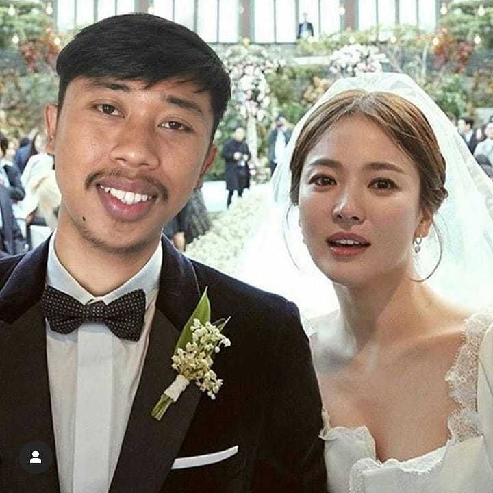 Editan halu ala Didit Afrizal bareng seleb Korea ini kocak banget